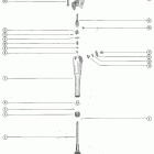 200 1558310 THRU 1866495 Ручка рулевого управления в сборе