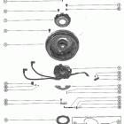 200 1866496 THRU 2296266 Flywheel assembly and throttle control linkage