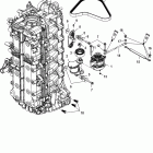 200 VERADO (4-STROKE)(6 CYL.) 1B381712 THRU 1B517433 Генератор и  натяжитель  ремня