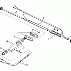 20XD (2 CYL.) 6443973 THRU 0B238463 Steering handle assembly (mariner)(manual)