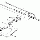 20XD (2 CYL.) 6443973 THRU 0B238463 Steering handle assembly (mercury) (manual)