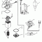 225 (3.0L CARB) 0D280813 THRU 0G760299 Мотор гидроподъема Power Trim