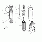 225 (3.0L EFI) 0T409000 THRU 0T800999 Starter motor(225-s / n-0t467441 / 250-s / n-0t467334 &b...