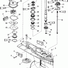 225 (3.0L EFI) 1B504989 & Up Gear housing, driveshaft-standard / counter rotation
