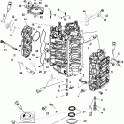 225 (3.0L-DFI)(DTS) 1B504989 & Up Cylinder block and end cap