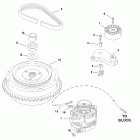 225 (DFI) 0G960500 THRU 0T178499 Flywheel / alternator