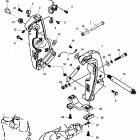 225 EFI (4-STROKE) 0T653945 & Up Кронштейны крепления к транцу