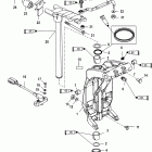 225 PRO XS (3.0L DFI) 1B104549 THRU 1B426560 Поворотный кронштейн и рычаг рулевого управления