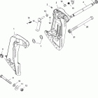 225 PRO XS (3.0L DFI) 1B426561 & Up Кронштейны крепления к транцу