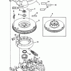 25 (4-STROKE) 0G760300 THRU 0T408999 Маховик
