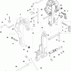 25 (4-STROKE) 0T409000 THRU 1B344298 КРОНШТЕЙН КРЕПЛЕНИЯ К ТРАНЦУ
