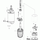 25 (4-STROKE) 0T409000 THRU 1B344298 Стартер