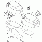 25 (4-STROKE) 0T409000 THRU 1B344298 Верхняя часть колпака