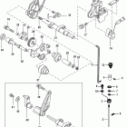 25 EFI (3 CYL.)(4-STROKE) 0R106999 & Up Shift and cam rod, jet