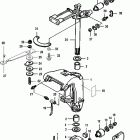 25 EFI (3 CYL.)(4-STROKE) 0R106999 & Up Swivel bracket, manual