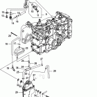 25 EFI (3 CYL.)(4-STROKE) 0R106999 & Up Fuel rail and vapor seperator