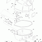 25 H.P. LIGHTNING (3 CYL.) (INTL. ONLY) 0E288000 AND UP Cowl assembly - top & bottom