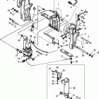 25 Jet EFI (3 CYL.)(4-STROKE) 0R165086 & Up Clamp brackets, power trim and gas assist