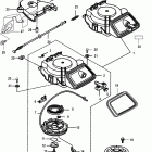 25 Jet EFI (3 CYL.)(4-STROKE) 0R165086 & Up ПУСКОВОЙ МЕХАНИЗМ