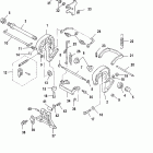 25 SEAPRO (4-STROKE) 0R051710 & Up Clamp brackets