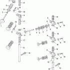 25 SEAPRO (4-STROKE) 0R051710 & Up Intake and exhaust valves