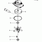 25, 25 SEA PRO, SUPER 15 (2 CYL.) 0G760300 THRU 0T979999 Jet water pump components