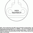 250 (3.0L EFI) 0G129222 THRU 0G760299 Gear housing chart(s / n-0g438000 and up)