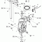 250 LONG (3.0L)(EFI) 0T861319 & Up Поворотный кронштейн и рычаг рулевого управления
