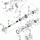 250 LONG (3.0L)(EFI) 0T861319 & Up Gear housing, propeller shaft - torque master