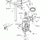 250 PRO XS (3.0L DFI) 1B426561 & Up Поворотный кронштейн и рычаг рулевого управления