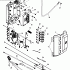 250 VERADO (4-STROKE)(6 CYL.) 0T980000 THRU 1B226999 Electrical box components