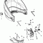 250 VERADO (4-STROKE)(6 CYL.) 1B227000 THRU 1B381711 Задний обтекатель