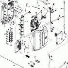 250 VERADO (4-STROKE)(6 CYL.) 1B517434 & Up Electrical box components
