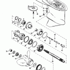 250/275 0C101891 AND UP Gear housing (propeller shaft) (standard rotation)