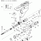 250XB (3.0L EFI) 0G980600 THRU 0T800999 Gear hsg.(prop shaft)(std)(s / n-0t234999 & below)