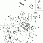 250XB (3.0L EFI) 0G980600 THRU 0T800999 Power trim components(cast pump housing)