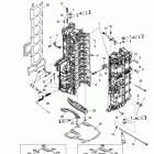 275 VERADO (4-STROKE)(6 CYL.) 0T980000 THRU 1B226999 БЛОК ЦИЛИНДРОВ