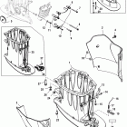 275 VERADO (4-STROKE)(6 CYL.) 1B227000 THRU 1B381711 Корпус вертикального вала