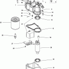 3.0L EFI SEAPRO 0T409000 THRU 0T800999 Vapor separator components