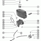 3.6 9252831 AND UP Top cowl, fuel tank and carburetor