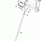 30 EFI (3 CYL.)(4-STROKE) 0R106999 & Up Shift linkage, jet-tiller handle