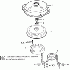 30 JET  (3 CYL.) 0G590000 THRU 0G760299 Flywheel and stator (electric)