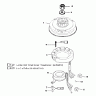 30 JET  (3 CYL.) 0G590000 THRU 0G760299 Flywheel and stator (manual)