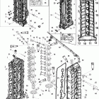 300 VERADO (4-STROKE)(6 CYL.) 1B517434 & Up Головка цилиндров и распредвал
