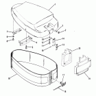 35 (2 CYL.) 6445653 THRU 0B110788 Top cowl and cowling