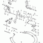 35 (2 CYL.) 6445653 THRU 0B110788 Trim cylinders and hydraulic hoses