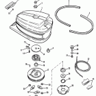 4 (1 CYL. PRODUCT OF USA) 5595532 AND UP Капот и стартер