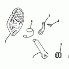 4 (1 CYL. PRODUCT OF USA) 7143688 AND UP Карбюратор и воздушная заслонка
