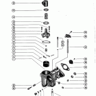 40 (1 CYL.) 2498136 THRU 3296136 Carburetor assembly (39)