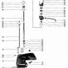 40 (1 CYL.) 2498136 THRU 3296136 Gear housing (drive shaft) (page 1)